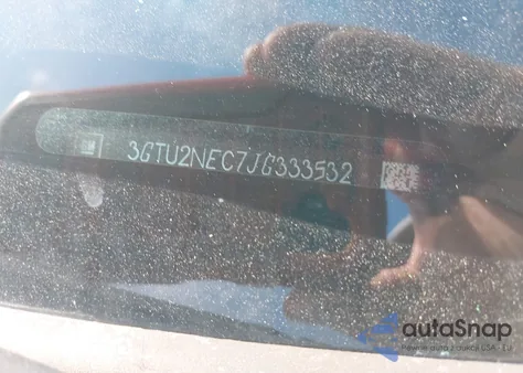 2018 GMC Sierra 1500 Slt из США, поврежденный, VIN 3GTU2NEC7JG333532